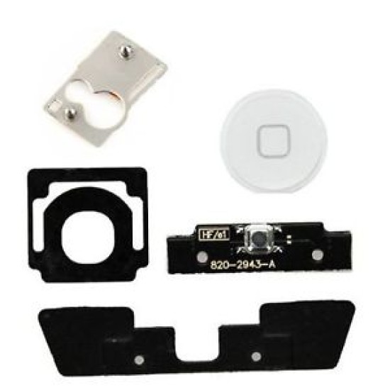iPad 2 Home Button + Flex - White