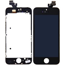 iPhone 5 Display + Digitizer, +Metal Plate A+ High Quality - Black iPhone 5 Display + Digitizer, +Metal Plate A+ High Quality - Black