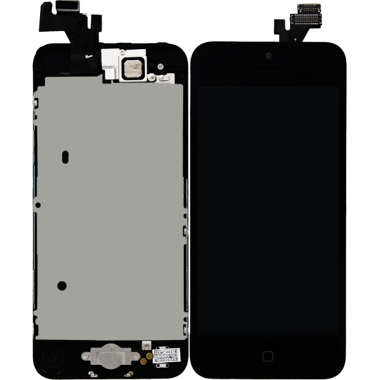 iPhone 5 Display + Digitizer, Pre Assembled High Quality - Black iPhone 5 Display + Digitizer, Pre Assembled High Quality - Black