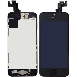 iPhone 5C Display + Digitizer, Pre Assembled A+ High Quality - Black iPhone 5C Display + Digitizer, Pre Assembled A+ High Quality - Black