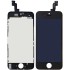 iPhone 5S/SE Display + Digitizer, +Metal Plate A+ High Quality - Black