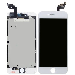 iPhone 6 Plus Display + Digitizer + Metal Plate, Complete OEM Replacement Glass - White iPhone 6 Plus Display + Digitizer + Metal Plate, Complete OEM Replacement Glass - White