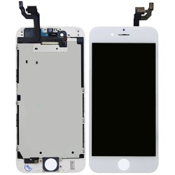 iPhone 6 Display + Digitizer + Metal Plate High Quality - White iPhone 6 Display + Digitizer + Metal Plate High Quality - White