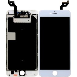 iPhone 6S PLUS Display + Digitizer + Metal Plate, Complete OEM Replacement Glass - White iPhone 6S PLUS Display + Digitizer + Metal Plate, Complete OEM Replacement Glass - White