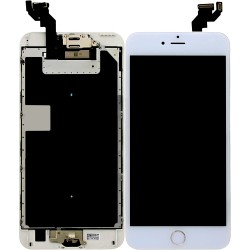 iPhone 6S Plus Display + Digitizer, Pre Assembled A+ High Quality - White iPhone 6S Plus Display + Digitizer, Pre Assembled A+ High Quality - White