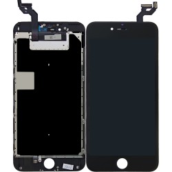 iPhone 6S Plus Display + Digitizer, +Metal Plate A+ High Quality - Black iPhone 6S Plus Display + Digitizer, +Metal Plate A+ High Quality - Black