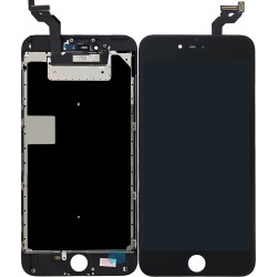 iPhone 6S Plus Display + Digitizer + Metal Plate, Complete OEM Replacement Glass - Black iPhone 6S Plus Display + Digitizer + Metal Plate, Complete OEM Replacement Glass - Black