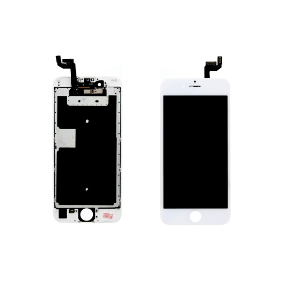 iPhone 6S Display + Digitizer, +Metal Plate A+ High Quality - White iPhone 6S Display + Digitizer, +Metal Plate A+ High Quality - White