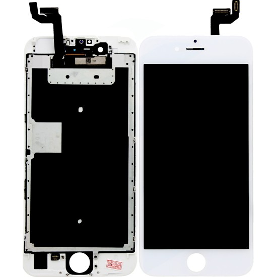 iPhone 6S Display + Digitizer + Metal plate, Replacement Glass OEM - White