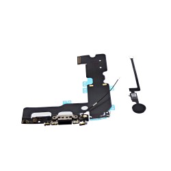 iPhone 7 Plus Home Button Flex + Charger Connector Set - Black iPhone 7 Plus Home Button Flex + Charger Connector Set - Black