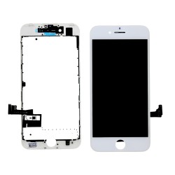 iPhone 7 Display + Digitizer, + Metal Plate High Quality - White iPhone 7 Display + Digitizer, + Metal Plate High Quality - White