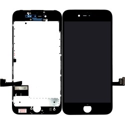 iPhone 7 OEM Display + Replacement Digitizer + Metal Plate - Black iPhone 7 OEM Display + Replacement Digitizer + Metal Plate - Black