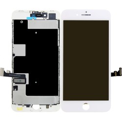 iPhone 8 PLUS (LG) (DTP/C3F) Display+Digitizer + Metal Plate Complete, OEM Replacement Glass - White iPhone 8 PLUS (LG) (DTP/C3F) Display+Digitizer + Metal Plate Complete, OEM Replacement Glass - White