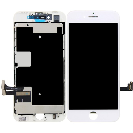 iPhone 8/ iPhone SE (2020) Display + Digitizer, +Metal Plate A+ High Quality - White iPhone 8/ iPhone SE (2020) Display + Digitizer, +Metal Plate A+ High Quality - White