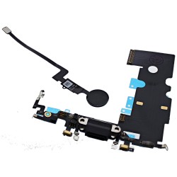 iPhone 8 Home button Flex + Charger connector set - Black iPhone 8 Home button Flex + Charger connector set - Black