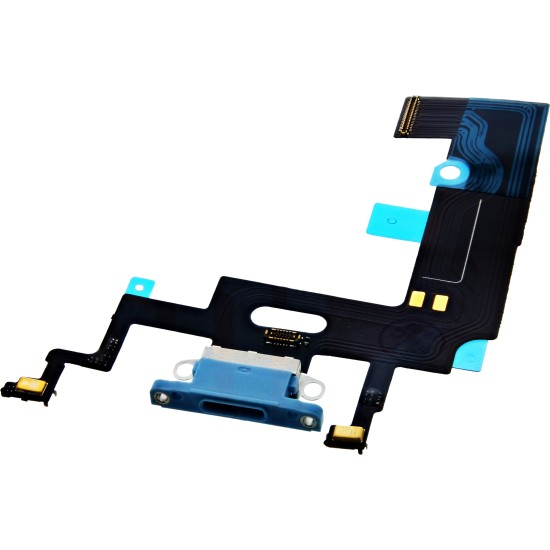 iPhone XR Charger Connector Flex Cable - Blue iPhone XR Charger Connector Flex Cable - Blue