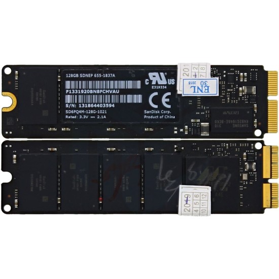 MacBook Pro Retina 13"/15" (A1425/A1498) 2013-2014 / MacBook Air 11"/13" (A1465/A1466) 2013-2014 - SSD 128 GB MacBook Pro Retina 13"/15" (A1425/A1498) 2013-2014 / MacBook Air 11"/13" (A1465/A1466) 2013-2014 - SSD 128 GB