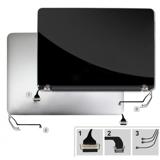 MacBook Pro Retina 13" (A1502) 2013-2014 - Display Assembly - Silver