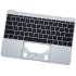 MacBook Retina 12" (A1534) 2016-2017 - Top Case Silver