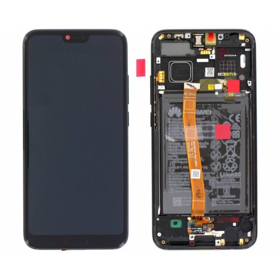 Huawei Honor 10 02351XBM OEM Service Part Screen Incl. Battery - Black Huawei Honor 10 02351XBM OEM Service Part Screen Incl. Battery - Black