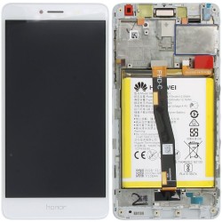 Huawei Honor 6X (BLN-L21) OEM Service Part Screen Incl. Battery - White Huawei Honor 6X (BLN-L21) OEM Service Part Screen Incl. Battery - White