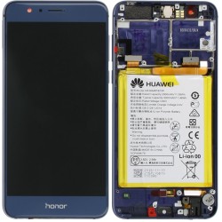 Huawei Honor 8 (FRD-L09/ FRD-L19) OEM Service Part Screen Incl. Battery - Blue Huawei Honor 8 (FRD-L09/ FRD-L19) OEM Service Part Screen Incl. Battery - Blue