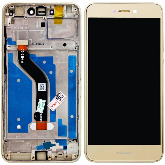 Huawei Honor 8 Lite Display + Digitizer + Frame - Gold