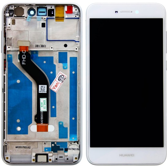 Huawei Honor 8 Lite Display + Digitizer + Frame - White Huawei Honor 8 Lite Display + Digitizer + Frame - White