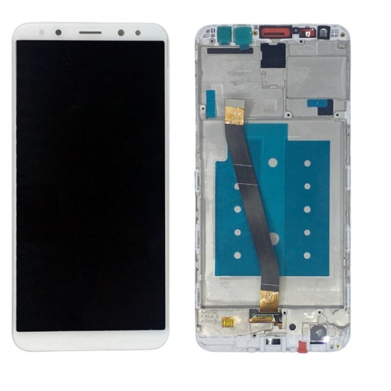 Huawei Mate 10 Lite (RNE-L01/ RNE-L21) Display + Digitizer + Frame - White Huawei Mate 10 Lite (RNE-L01/ RNE-L21) Display + Digitizer + Frame - White