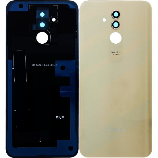 Huawei Mate 20 Lite (SNE-LX1/ SNE-L21) Battery Cover - Platinum Gold Huawei Mate 20 Lite (SNE-LX1/ SNE-L21) Battery Cover - Platinum Gold