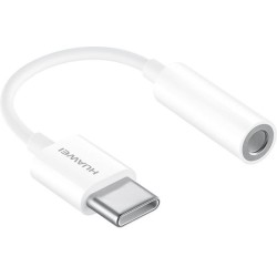 Huawei USB-C to 3.5 mm Earphone Jack Adapter CM 20 - White Huawei USB-C to 3.5 mm Earphone Jack Adapter CM 20 - White