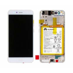 Huawei P10 Lite (WAS-L21) OEM Service Part Screen Inc Battery 3000mAh (02351FSC) - White Huawei P10 Lite (WAS-L21) OEM Service Part Screen Inc Battery 3000mAh (02351FSC) - White