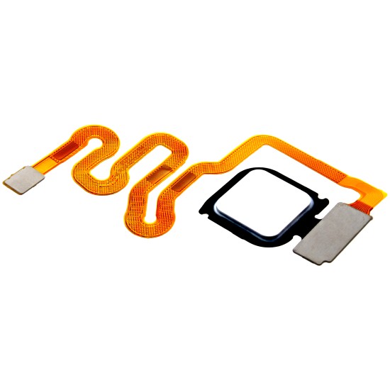 Huawei P10 (VTR-L09/VTR-L29) Home Button With Flex - White