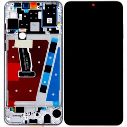 Huawei P30 Lite (MAR-LX1M) Display + Digitizer + Frame - Pearl White