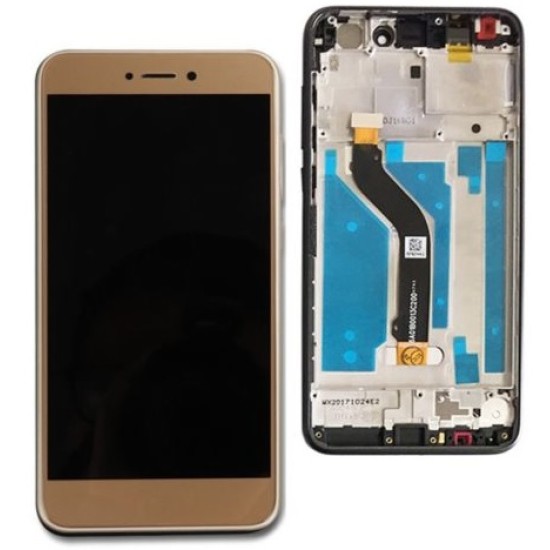 Huawei P8 Lite 2017 (PRA-L21) Display + Digitizer + Frame - Gold Huawei P8 Lite 2017 (PRA-L21) Display + Digitizer + Frame - Gold