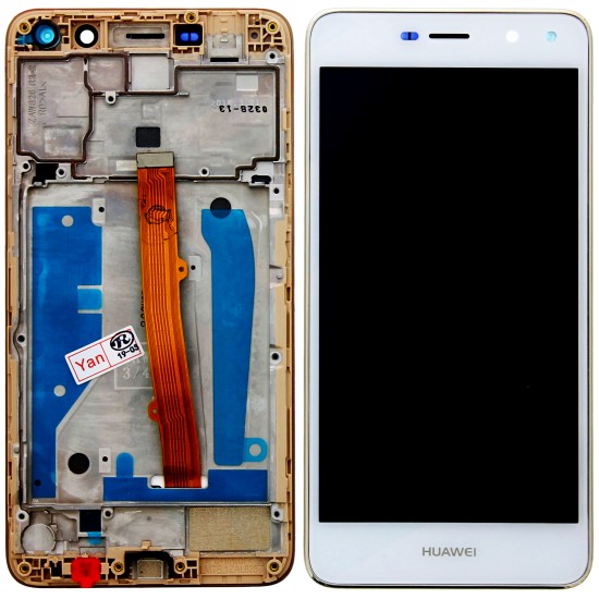 Huawei Y5 2017 (MYA-L22) Display + Digitizer + Frame - White Huawei Y5 2017 (MYA-L22) Display + Digitizer + Frame - White