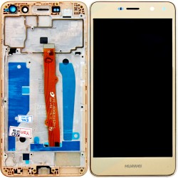 Huawei Y6 2017 (MYA-L11) Display + Digitizer Module + Frame - Gold