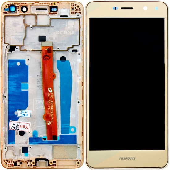 Huawei Y6 2017 (MYA-L11) Display + Digitizer Module + Frame - Gold Huawei Y6 2017 (MYA-L11) Display + Digitizer Module + Frame - Gold