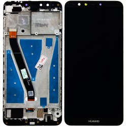 Huawei Y9-2018 Display + Digitizer + Frame - Black